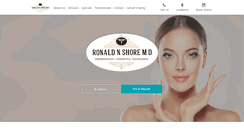 Desktop Screenshot of drshoredermatology.com